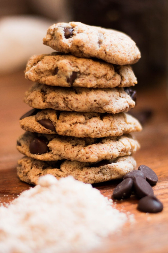 Dark Chocolate Almond Flour Cookies